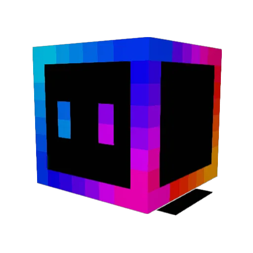 CuteGirlOOO Minecraft avatar head, 3D render
