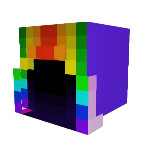 CuteGoldfish123 Minecraft avatar head, 3D render