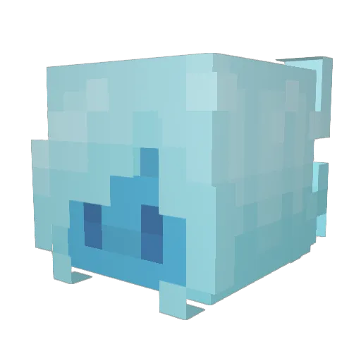 CuteKaiju Minecraft avatar head, 3D render