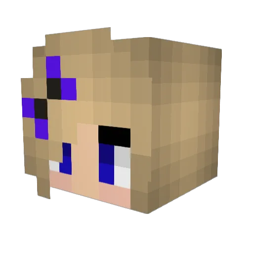 CuteKitty1403 Minecraft avatar head, 3D render