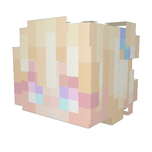 CuteLoop Minecraft avatar head, 3D render