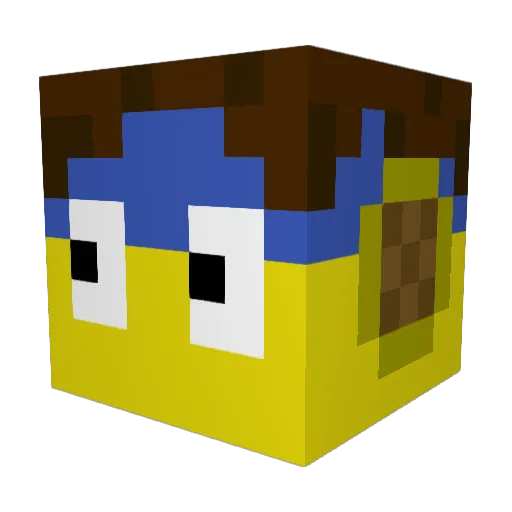 CuteOwl73 Minecraft avatar head, 3D render