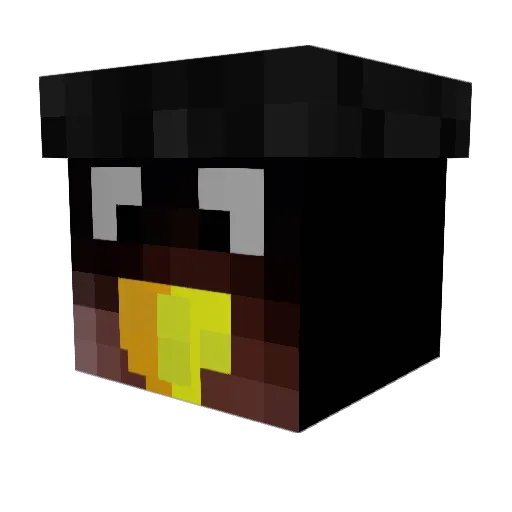 CuteRemi Minecraft avatar head, 3D render