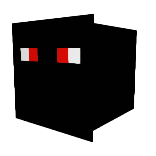 Cute_Qing Minecraft avatar head, 3D render