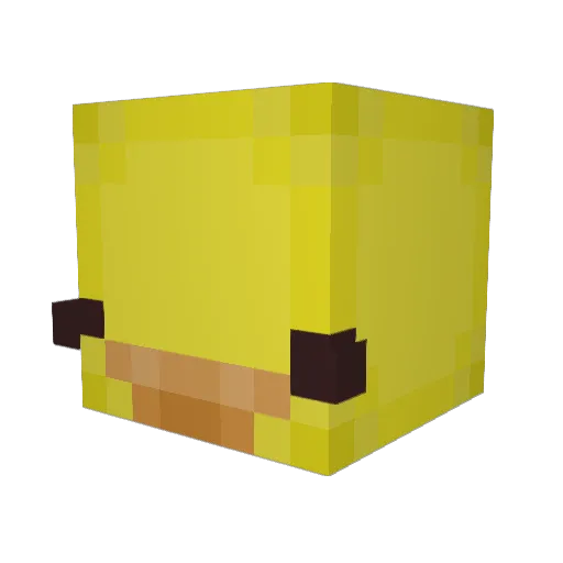 Cutie_Booty_Ball Minecraft avatar head, 3D render