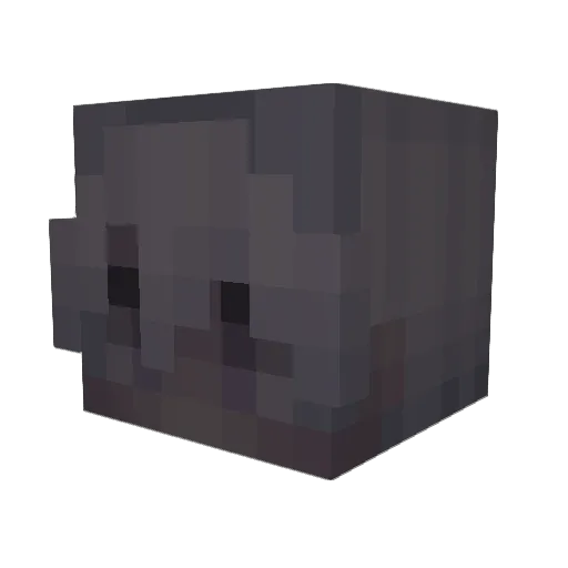 Cutlqss Minecraft avatar head, 3D render