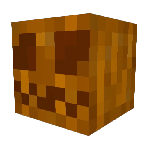 Cuttlemaster Minecraft avatar head, 3D render
