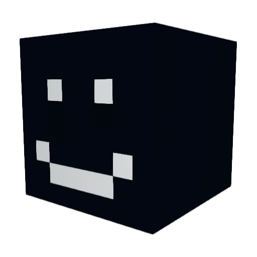 CuxCam Minecraft avatar head, 3D render