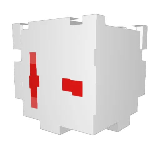 Cuxiy_ Minecraft avatar head, 3D render