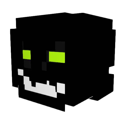 CuzIm3TB Minecraft avatar head, 3D render