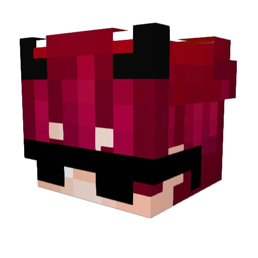 CuzImEhrenmann Minecraft avatar head, 3D render