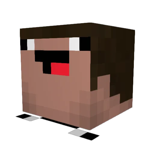 CuzImEnemx Minecraft avatar head, 3D render