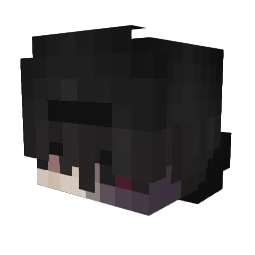 CuzImFxst Minecraft avatar head, 3D render