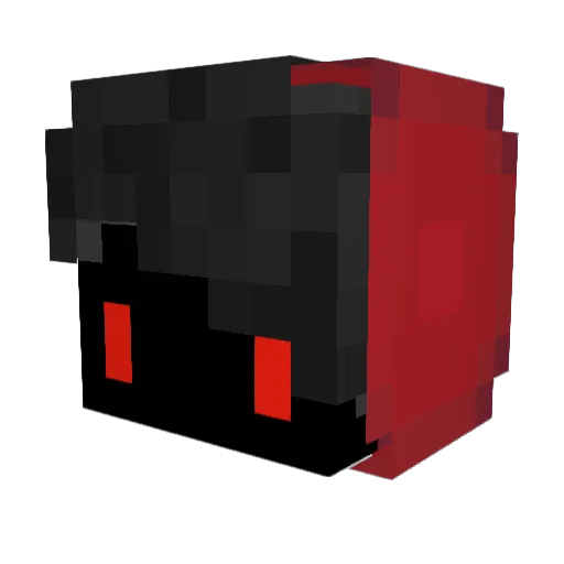 CuzImKaviar Minecraft avatar head, 3D render