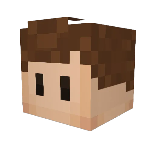 CuzImLegendPvP Minecraft avatar head, 3D render