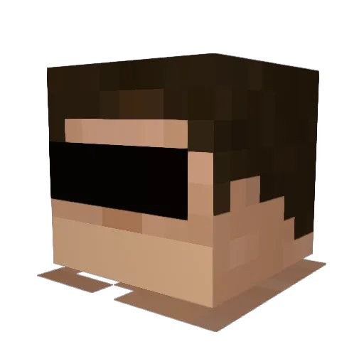 CuzImLol1 Minecraft avatar head, 3D render