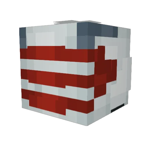CuzImMik01 Minecraft avatar head, 3D render