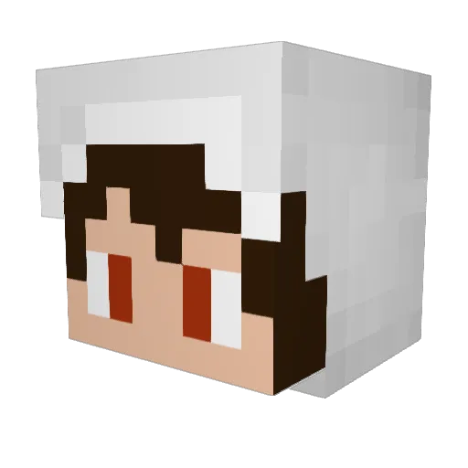CuzImNoc Minecraft avatar head, 3D render