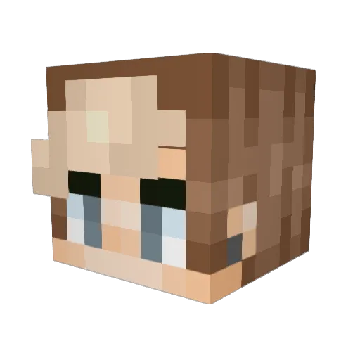 CuzImOffixal Minecraft avatar head, 3D render