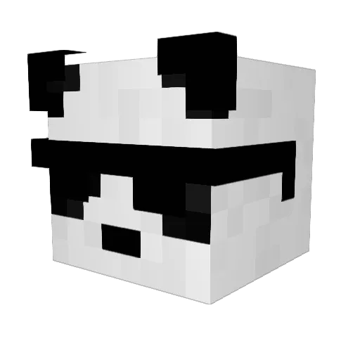 CuzImPro_1 Minecraft avatar head, 3D render