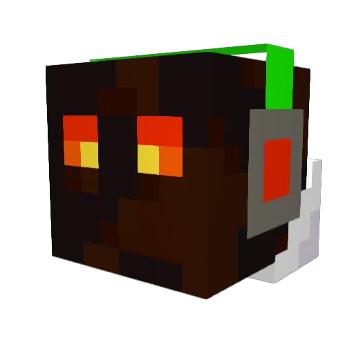 CuzImRizureax Minecraft avatar head, 3D render