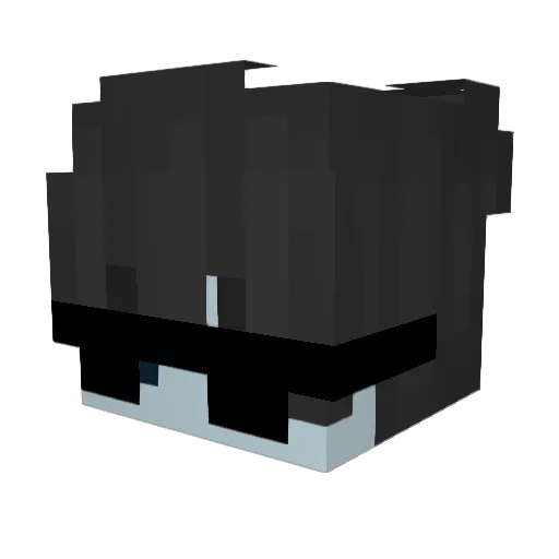 CuzImShinx Minecraft avatar head, 3D render