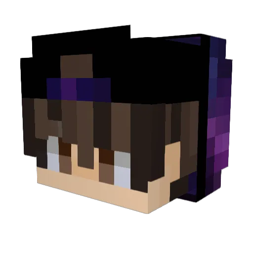 CuzImSnipez Minecraft avatar head, 3D render