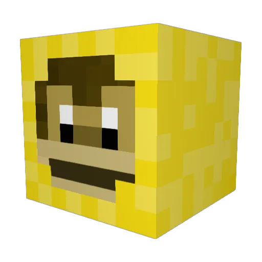 CuzImStrafe_ Minecraft avatar head, 3D render