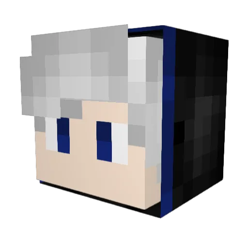 Cuz_Im_Clicks Minecraft avatar head, 3D render
