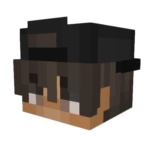 Cuz_Im_Ente Minecraft avatar head, 3D render