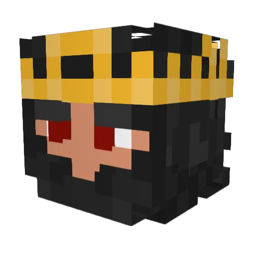 CuzimSrha Minecraft avatar head, 3D render
