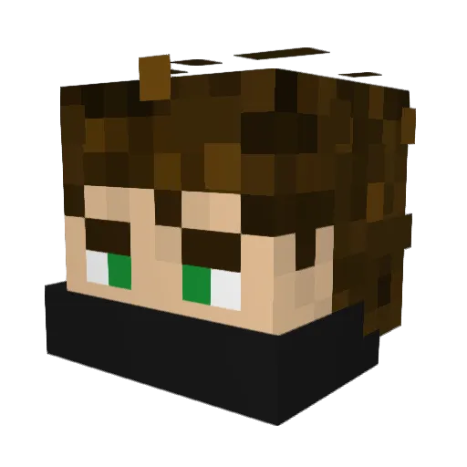 Cv_Hx Minecraft avatar head, 3D render