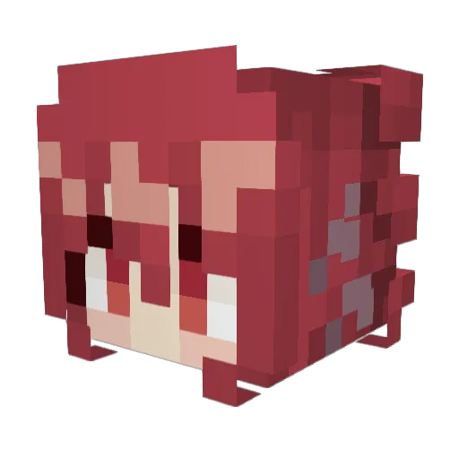 Cvenash_Vishneri Minecraft avatar head, 3D render