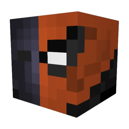 Cvm05_69 Minecraft avatar head, 3D render