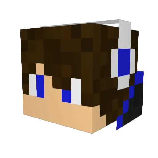 CvmConquerer Minecraft avatar head, 3D render