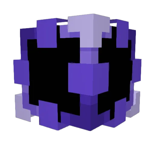 Cvties Minecraft avatar head, 3D render