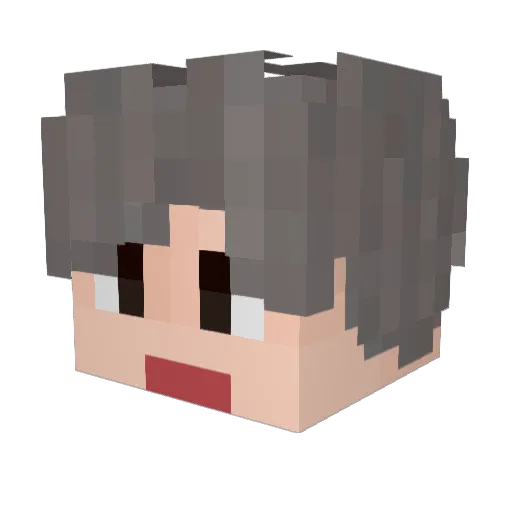 Cvvksb66 Minecraft avatar head, 3D render