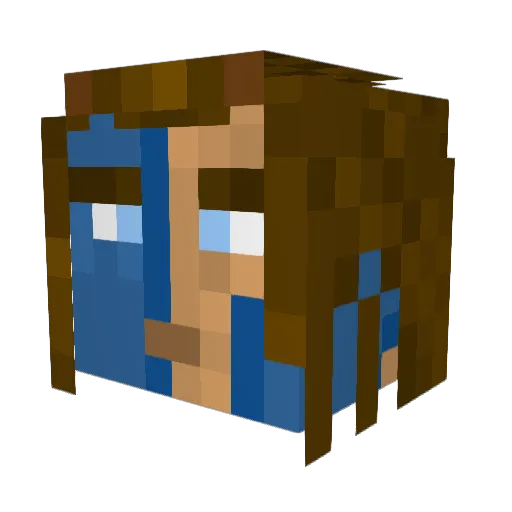 Cvw1cvw1 Minecraft avatar head, 3D render