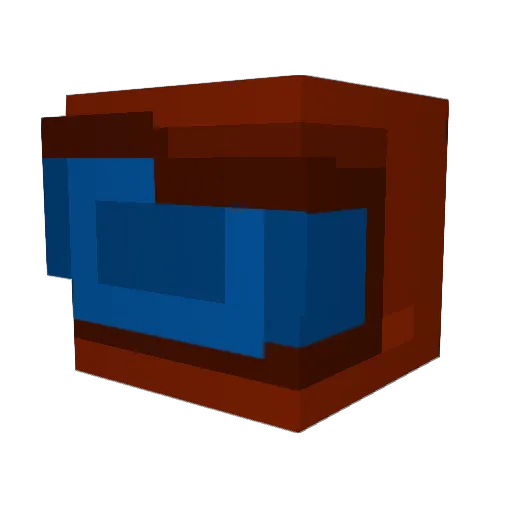 Cwall Minecraft avatar head, 3D render
