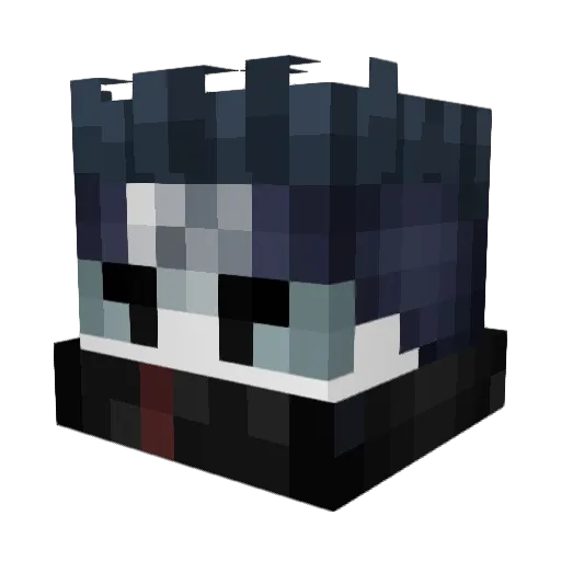 Cwdgamer Minecraft avatar head, 3D render