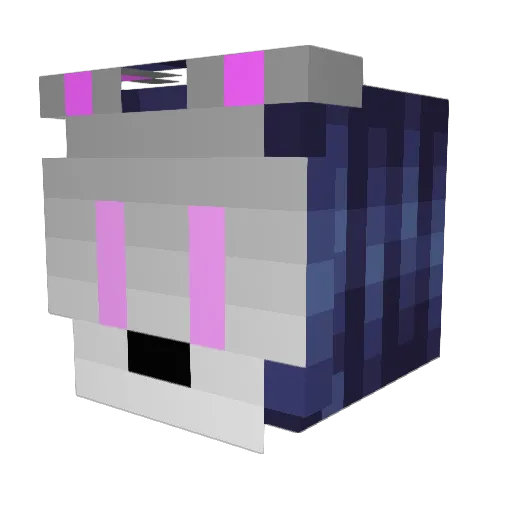 Cwippy Minecraft avatar head, 3D render