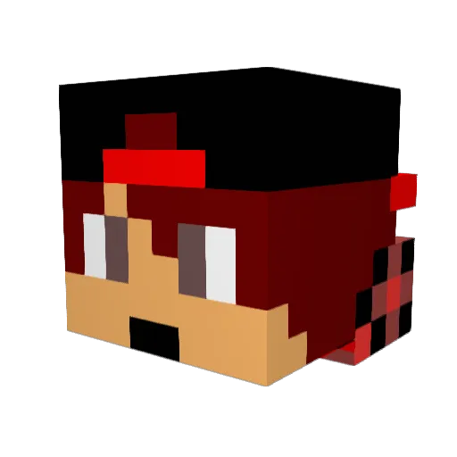 CwisZ71 Minecraft avatar head, 3D render