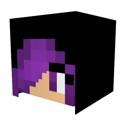 Cxitlin987 Minecraft avatar head, 3D render