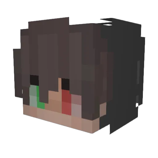Cxle_pog Minecraft avatar head, 3D render