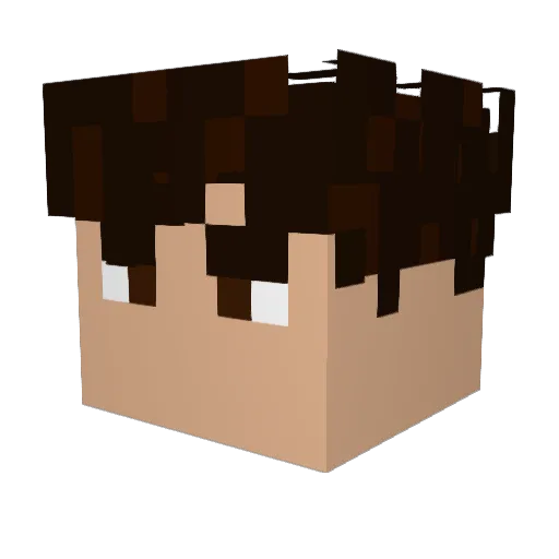 CxllMeLevi Minecraft avatar head, 3D render