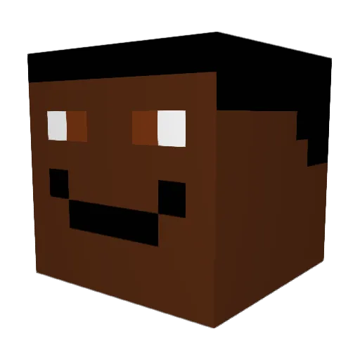 Cxllumm_ Minecraft avatar head, 3D render
