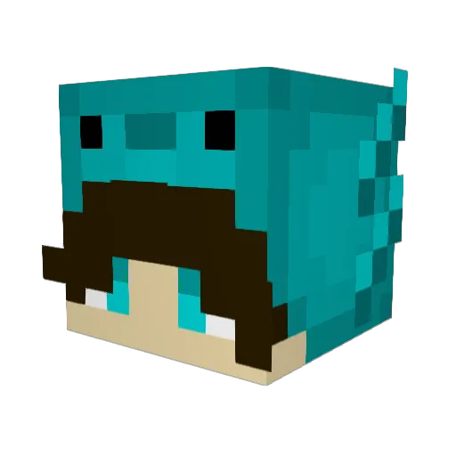 Cxmden_ Minecraft avatar head, 3D render