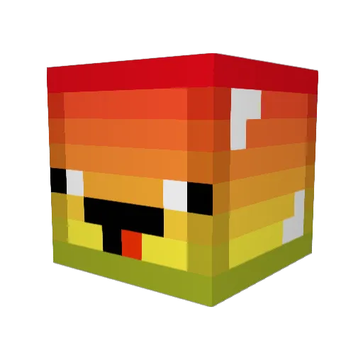 CxmerxnG Minecraft avatar head, 3D render