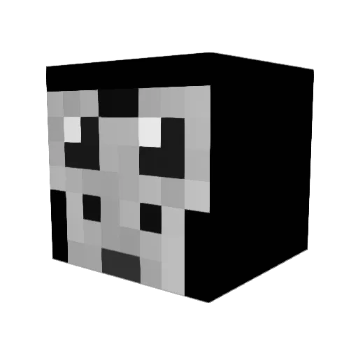 Cxndyy Minecraft avatar head, 3D render