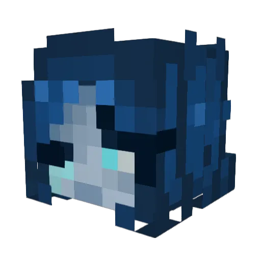 CxnnerHD Minecraft avatar head, 3D render